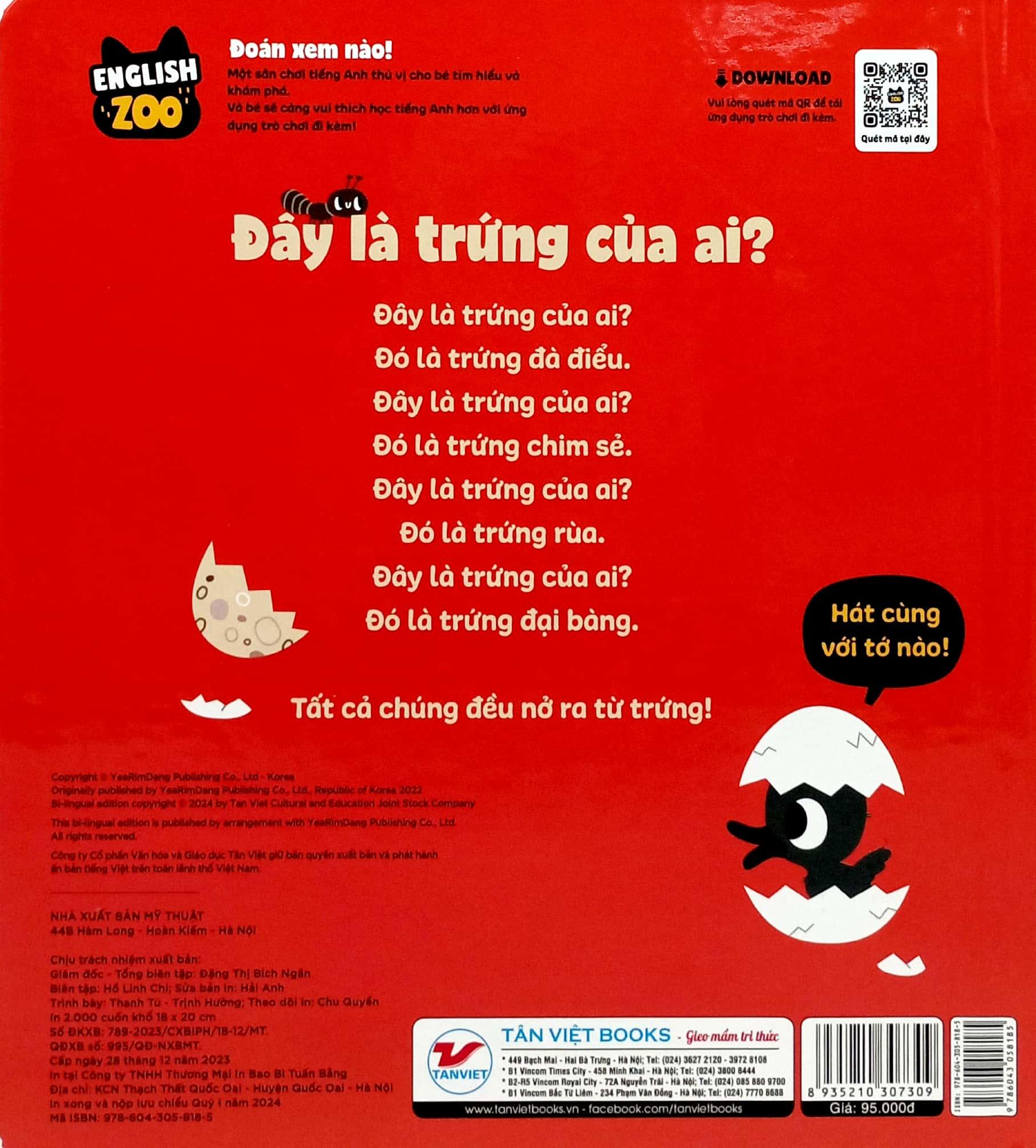 English Zoo - Đây Là Trứng Của Ai? - Whose Egg Is This?