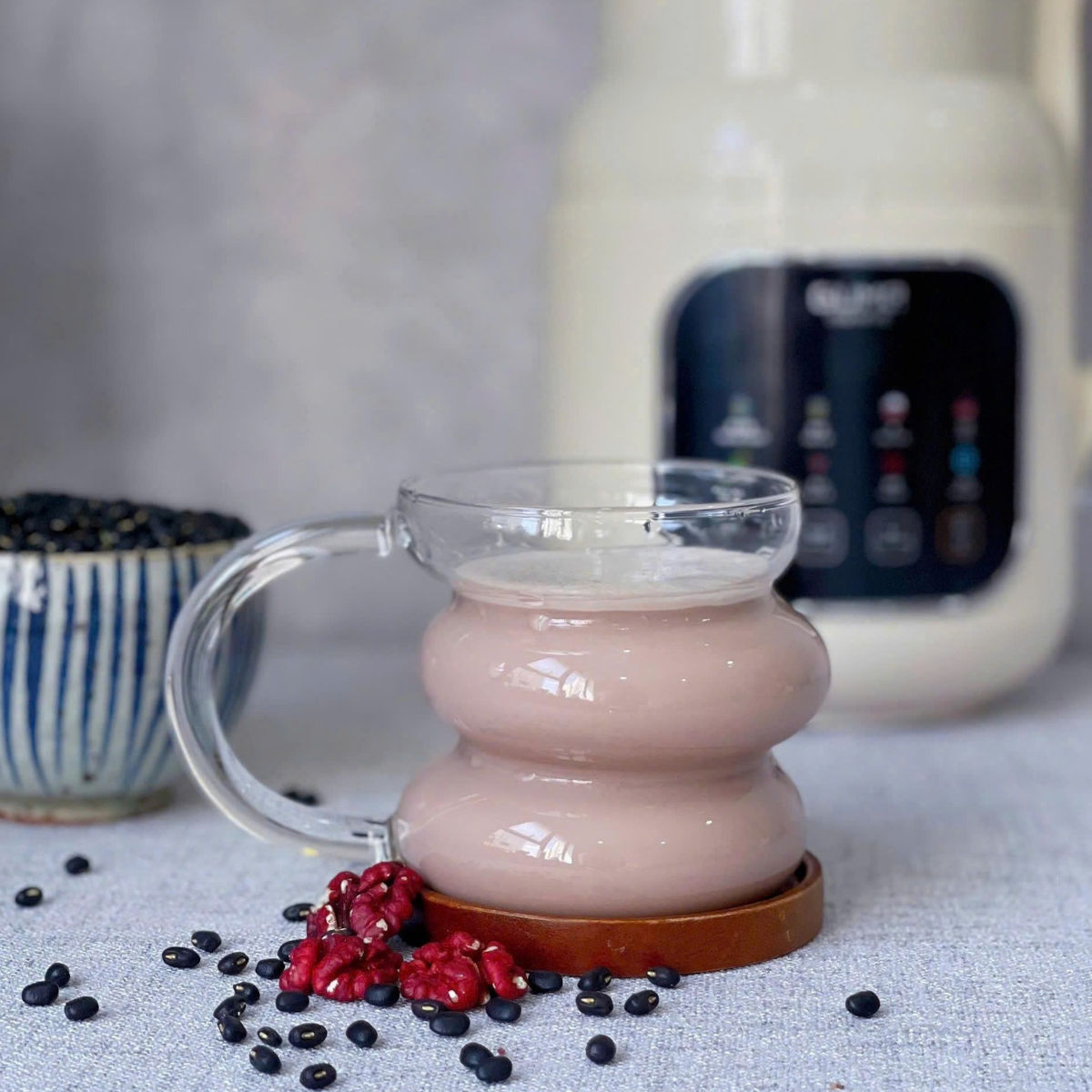 Máy làm sữa hạt Hàn Quốc Ultra Pro MSB03 Dung tích 1200ml. Có nắp chống ồn - Hàng chính hãng