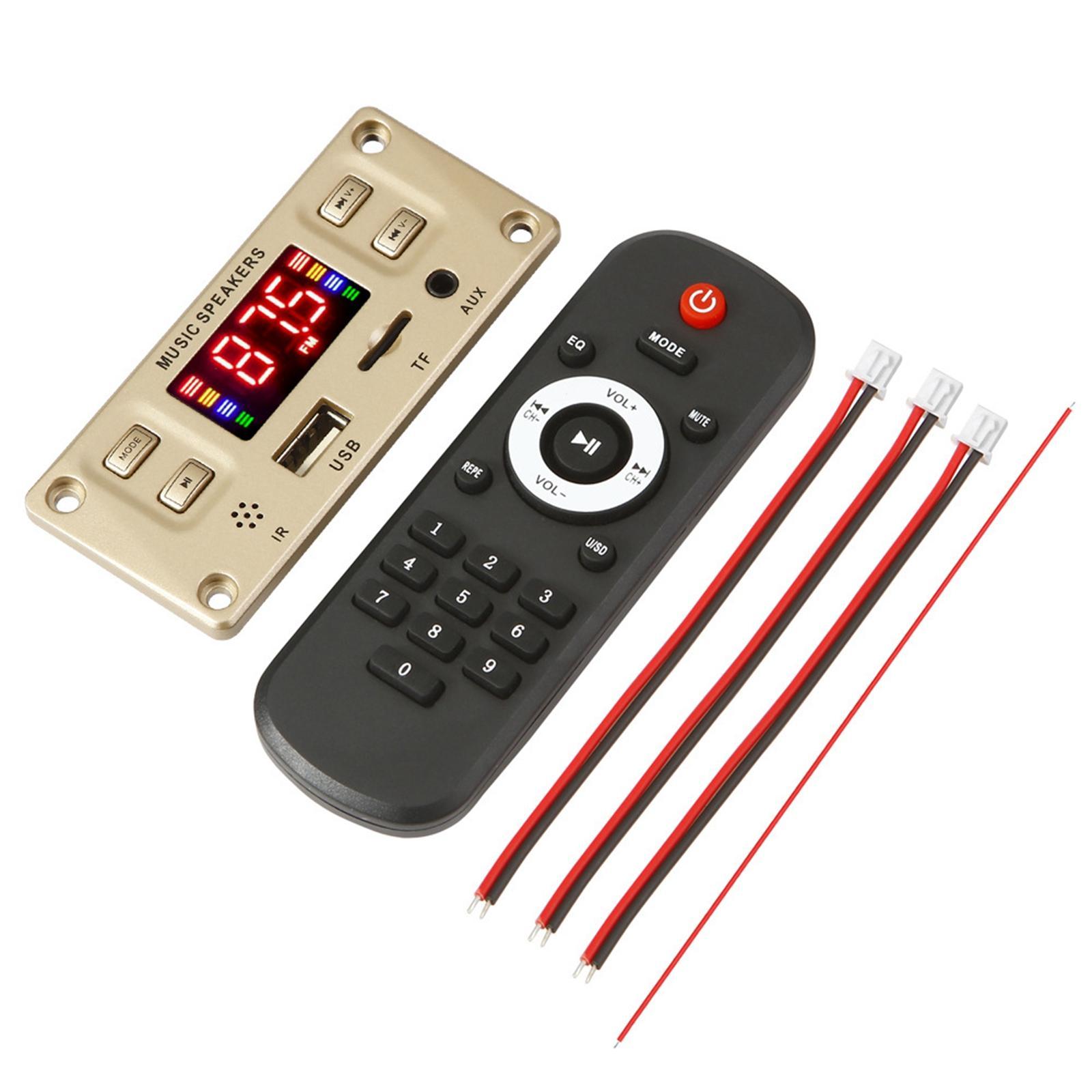 Board 2*50W Support TF/USB DC 8V-24V Car Radio for Car