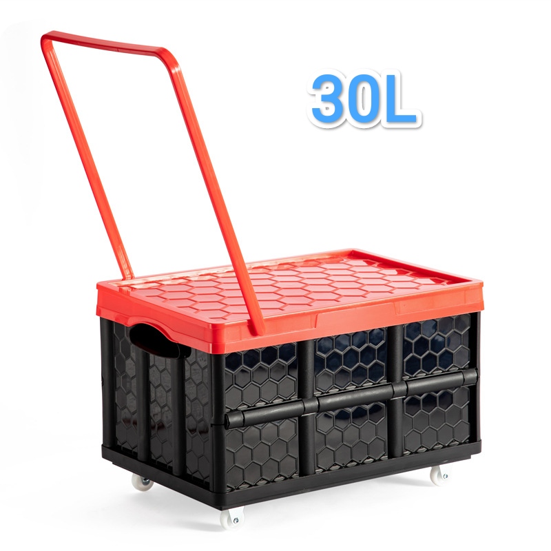 Thùng đựng đồ 55L có bánh xe kéo xếp gọn