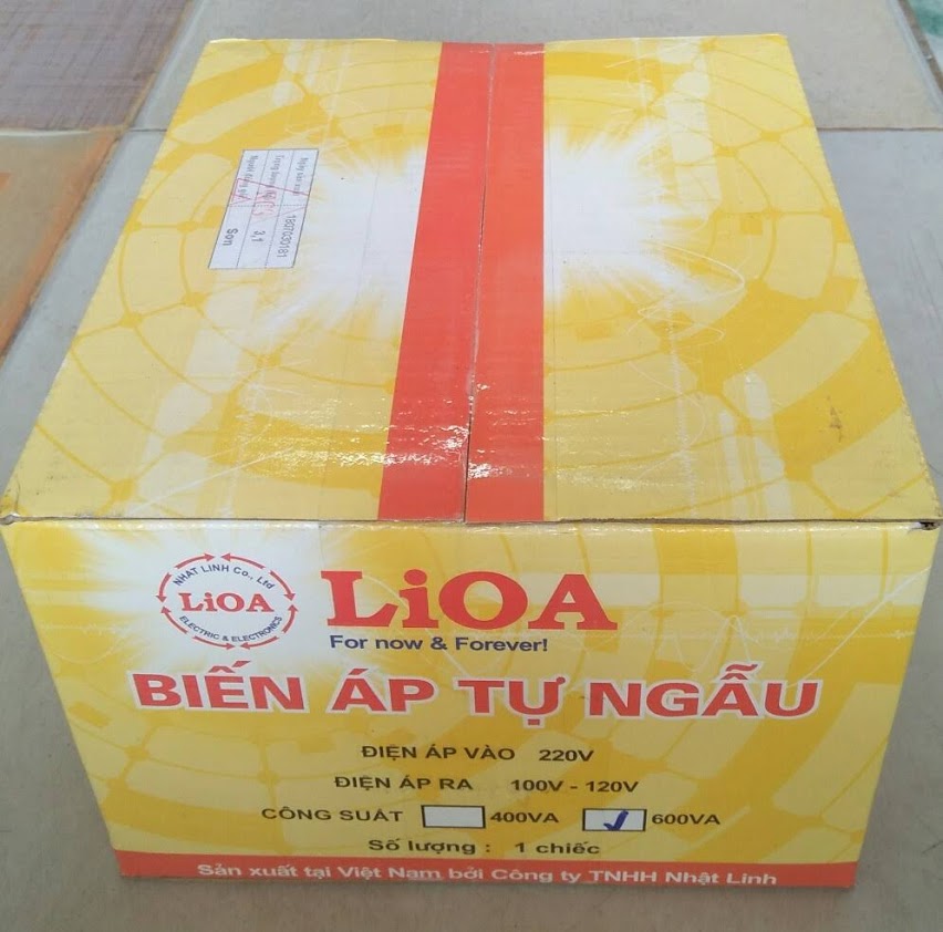 Bộ đổi nguồn 220v sang 100v - 120v lioa 600va