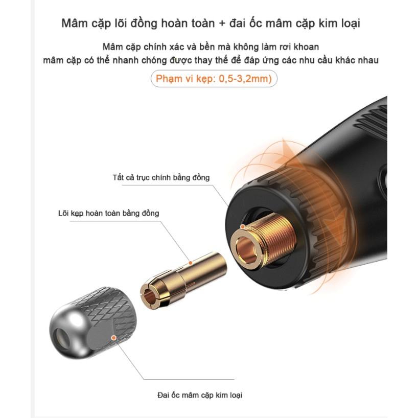 Máy mài máy điêu khắc cầm tay 2in1 KOMAX️ 24V 231 chi tiết ️ FREESHIP ️