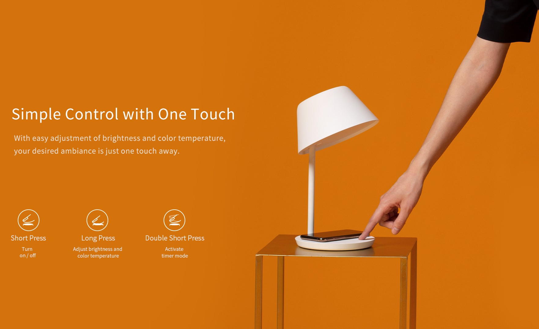 Đèn bàn/ Đèn ngủ LED thông minh Yeelight Staria YLCT02YL - Hỗ trợ Homekit - Hàng chính hãng