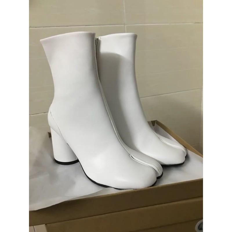 Boots cao gót móng heo maison margie ( ảnh thật sau