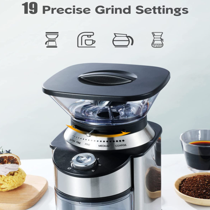 Máy xay hạt cà phê Espresso cao cấp Shardor GS-801 200W - Hàng Nhập Khẩu