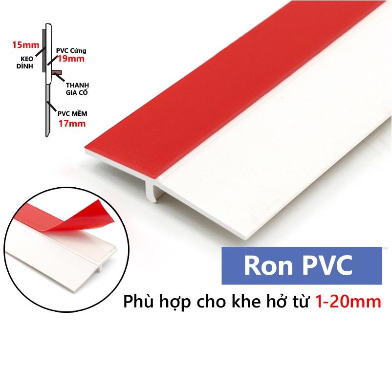 Thanh pvc gia cường chặn khe cửa - Nẹp cao su dán cửa dài 1 mét, chặn khe hở, chống bụi, chống côn trùng RPVC