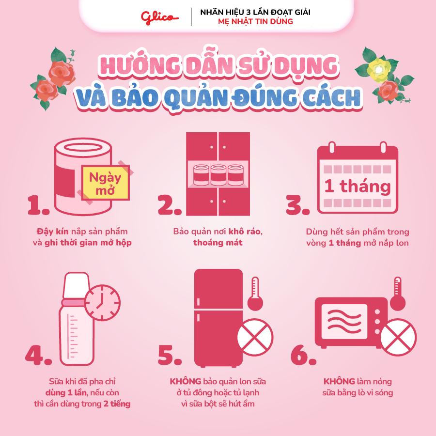 Sữa Bột Glico Icreo Balance Milk 0M 800g/Lon Cho Bé 0-12 tháng