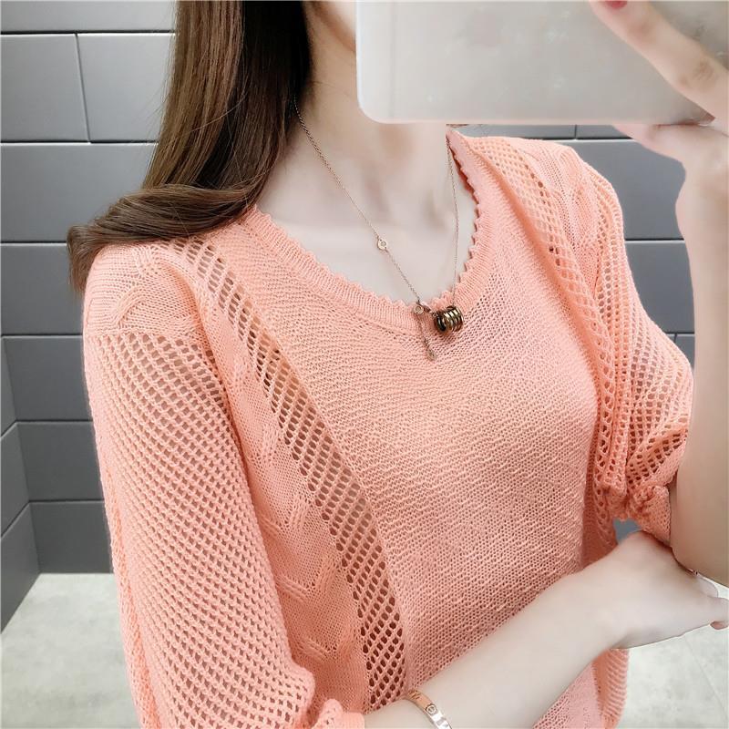 Áo len nữ mỏng tay lửng, thiết kế nữ tính nhẹ nhàng Al32