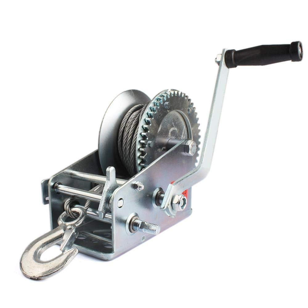 Tời quay tay 1000lbs 454kg cáp 8m/4,8mm