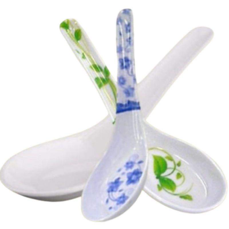 Thìa Ăn Cơm Melamine - Thìa Súp Nhựa Phíp