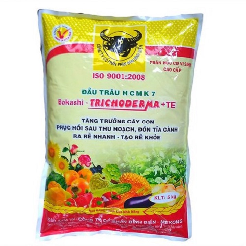 Đầu trâu HCMK7 hữu cơ trichoderma + TE - 5kg