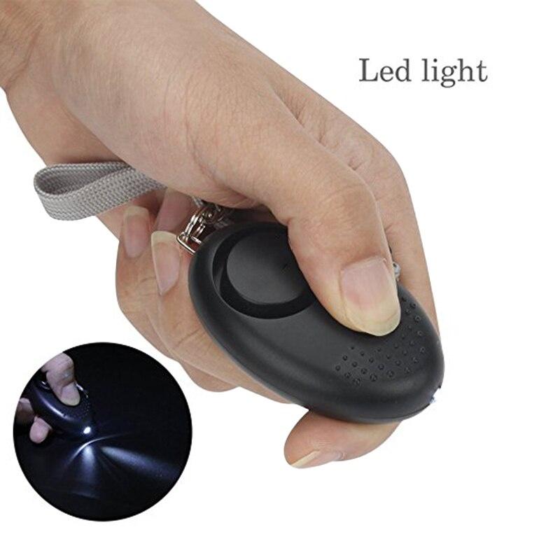 130 DB Decibels With LED Light Safety Key Chain Pedant Accessories Portable Emergency Personal Security Alarms Self-Defense