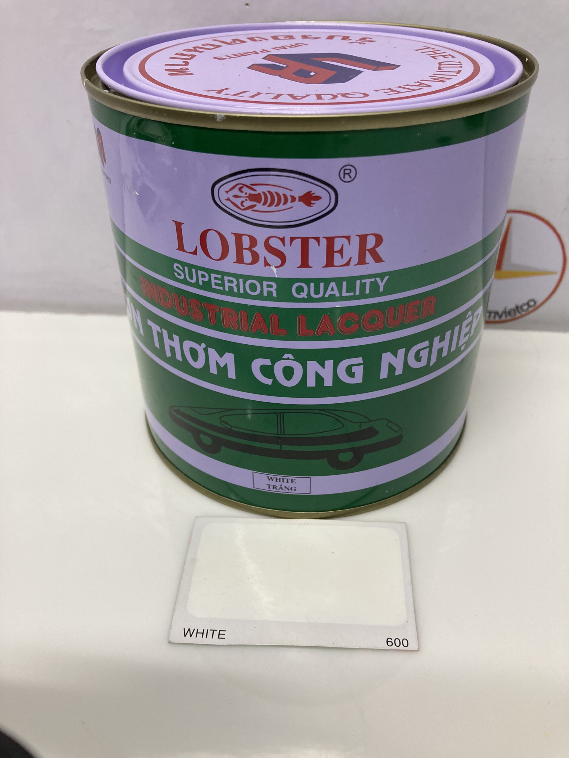 Sơn thơm nhanh khô màu trắng Lobster 600 800ML