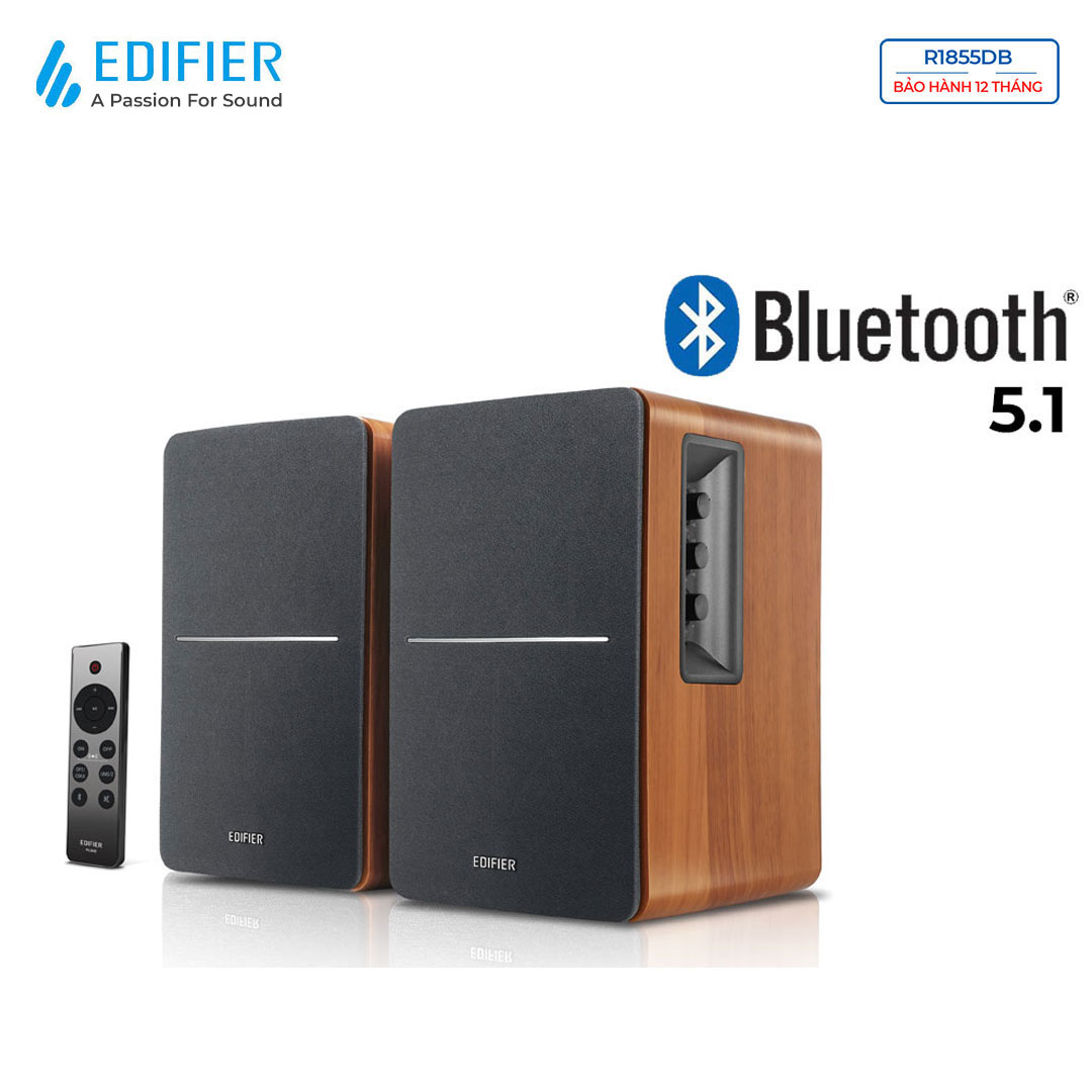 Loa bluetooth Edifier R1280DBS Active 2.0 công suất 42W kết nối loa siêu trầm Hàng chính hãng