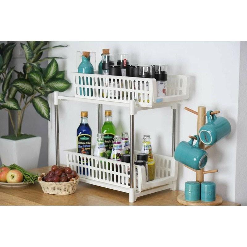 Kệ Trượt Để Đồ Phòng Bếp Phòng Nhà Tắm Tiện Lợi