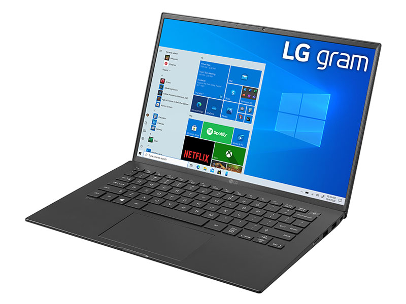 Máy Tính Xách Tay Laptop LG Gram 14Z90P-G.AH75A5 Core i7-1165G7/ RAM 16GB 4266MHz/ M.2(2280) Dual SSD slots - NVME: 512GB/ Intel Iris Xe Graphics / 14.0