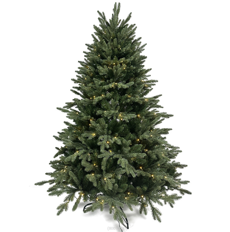 Cây thông cao cấp có gắn sẵn đèn C9 trang trí noel, giáng sinh