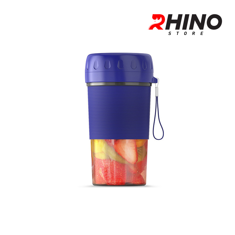 Máy xay sinh tố hoa quả cầm tay Rhino HB101 300ml - Hàng chính hãng