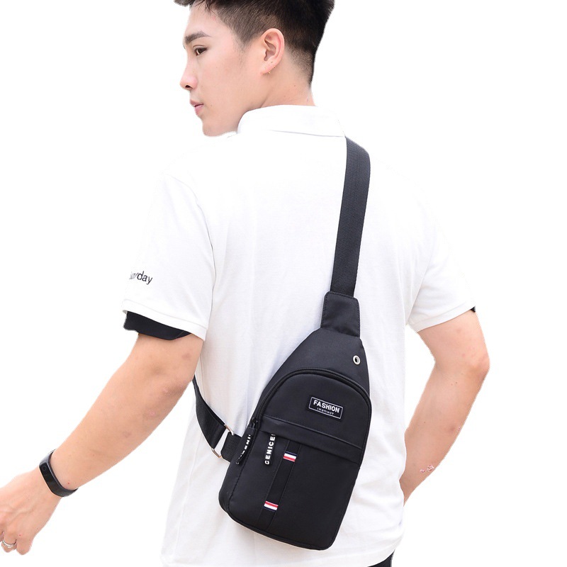 Túi xách đeo chéo   cho cả nam và nữ , phong cách Hàn Quốc , vải dù chống bụi , chống thấm nước , thiết kế hiện đại trẻ trung