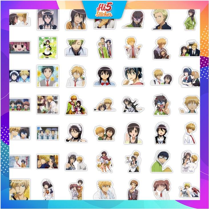 Sticker Hình dán Anime Vì Tôi Là Người Giúp Việc ms#234