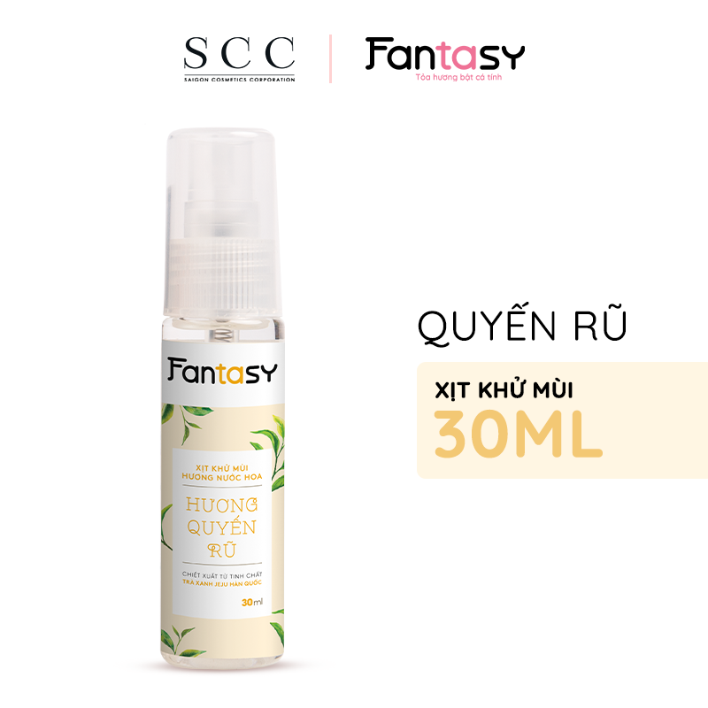 Xịt khử mùi hương nước hoa Fantasy 30ml - Hương Quyến rũ