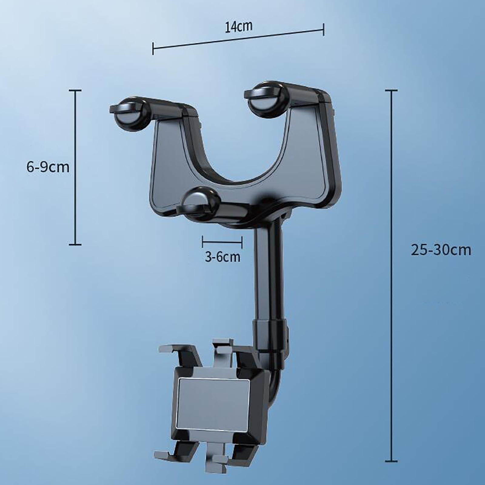 Phone Mount Holder GPS Navigation Bracket 360 Rotation Phone Stand Sun Visor