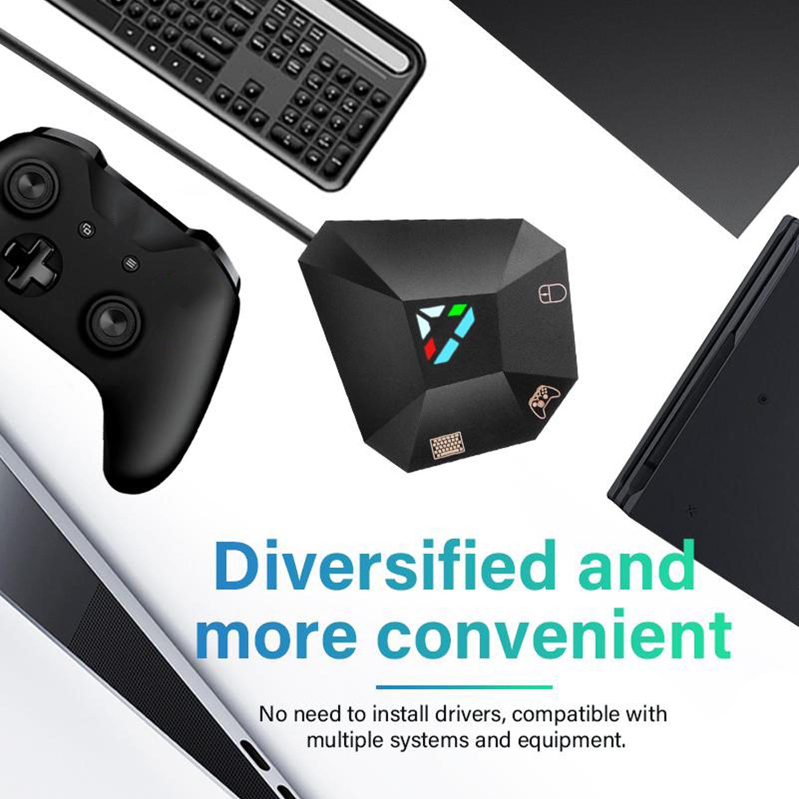 Black USB Keyboard & Mouse Converter for N-Switch Accessories