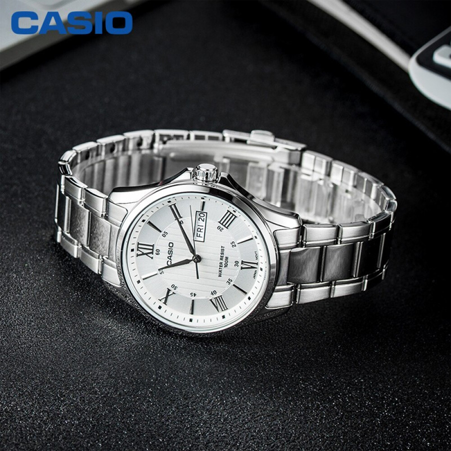 Đồng hồ nam dây kim loại Casio Standard chính hãng MTP-1384D-7AVDF