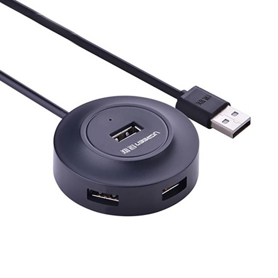 Bộ Chia USB 4 Cổng Ugreen 20277 chuẩn USB 2.0 chính hãng - Hàng Chính Hãng