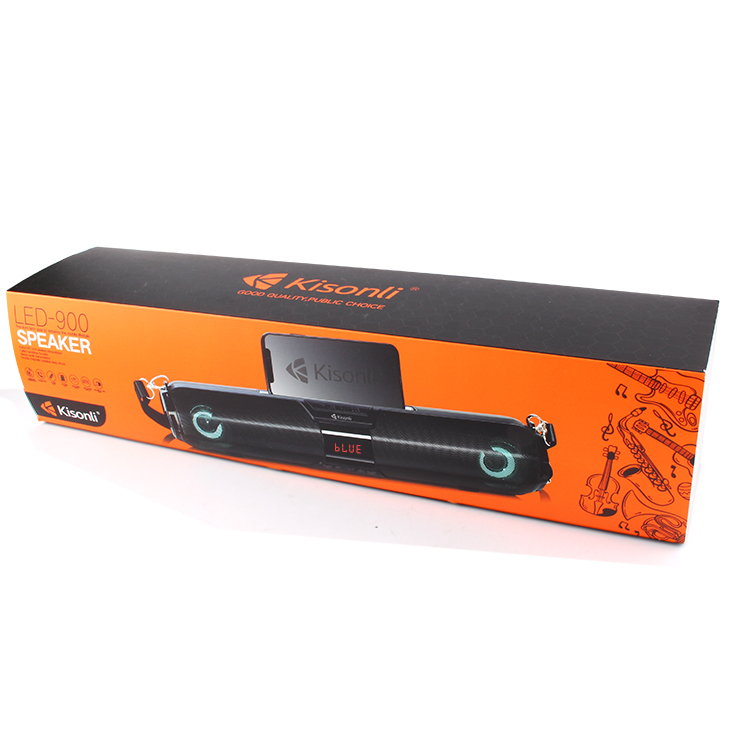 Loa Kisonli Bluetooth Không Dây KS-900 Tích Hợp Đồng Hồ, TF, FM - HÀNG CHÍNH HÃNG