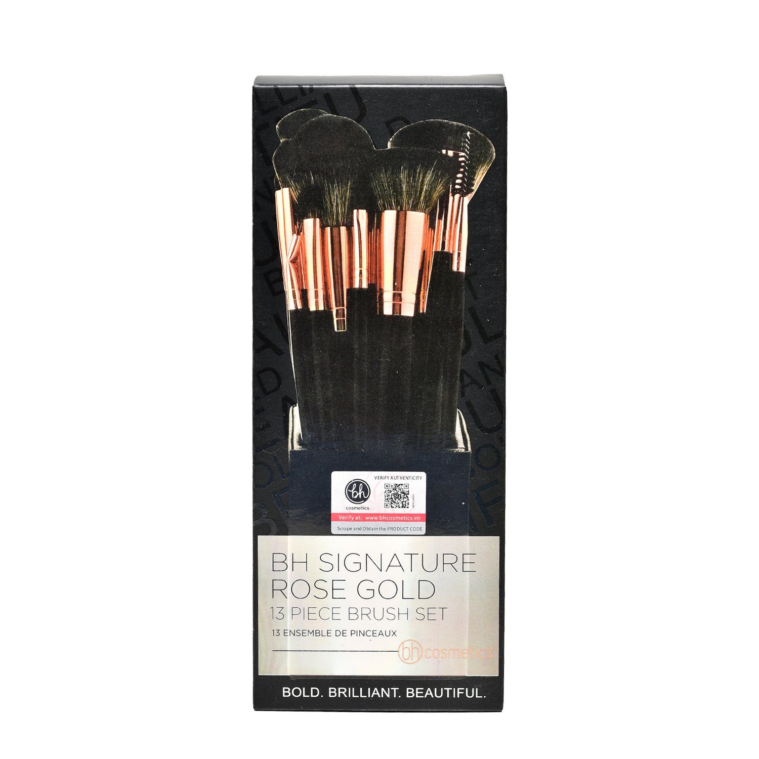 Bộ Cọ Trang Điểm BH COSMETICS Signature Rose Gold 13 Cây