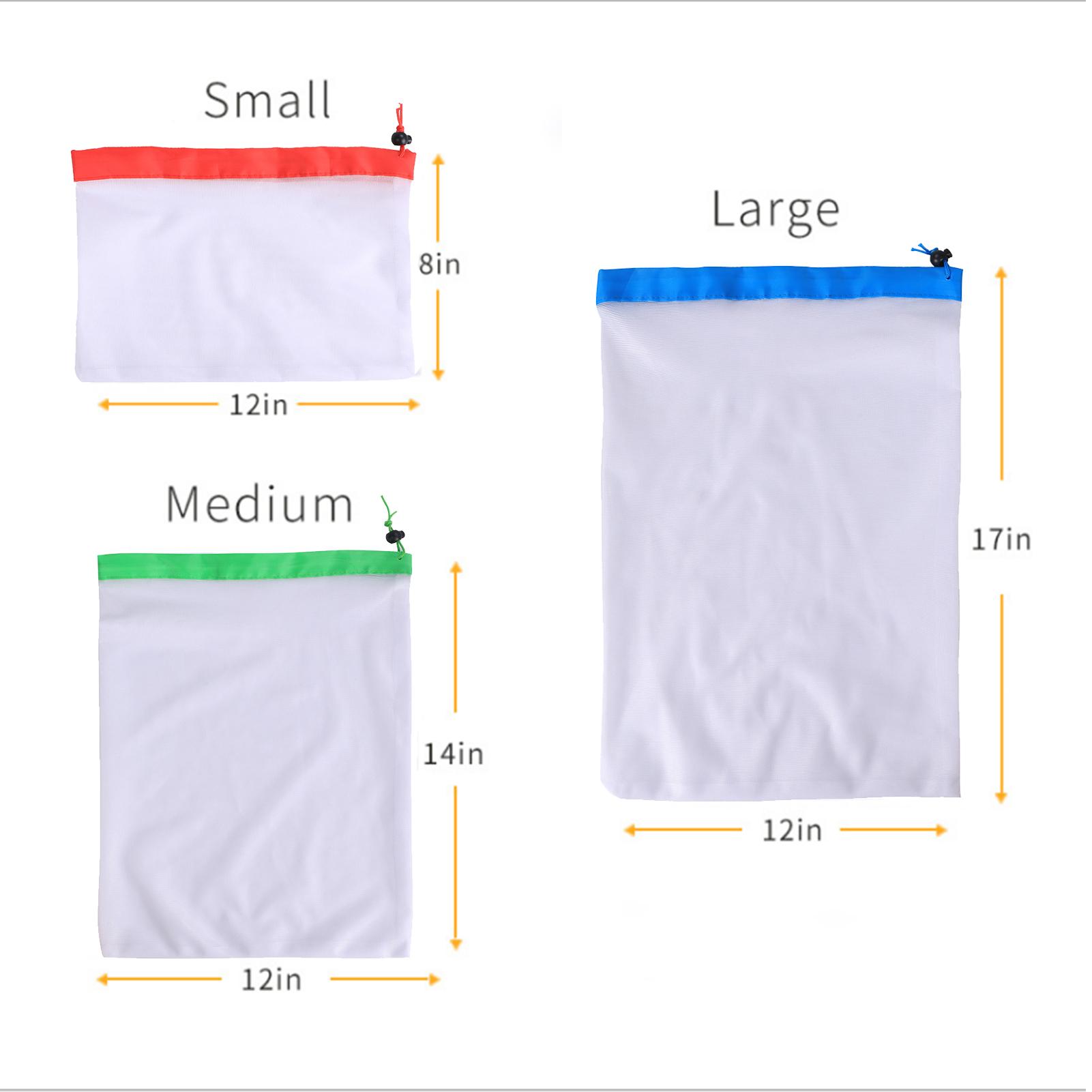 Túi lưới đựng hoa quả tái sử dụng 12 cái