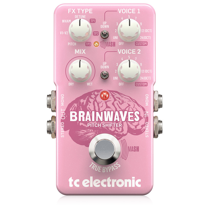 TC Electronic Brainwaves Pitch Shifter Guitar Effects Pedal-Hàng Chính Hãng