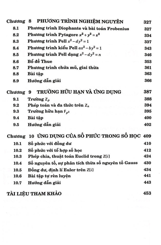 Bài giảng Số học (Dành cho Học sinh, Giáo viên chuyên toán)