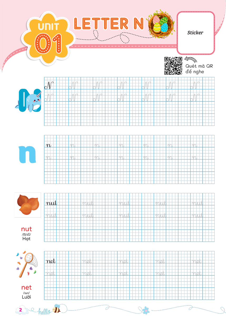 Luyện Viết Chữ Đẹp Tiếng Anh - My Phonics Grade 2