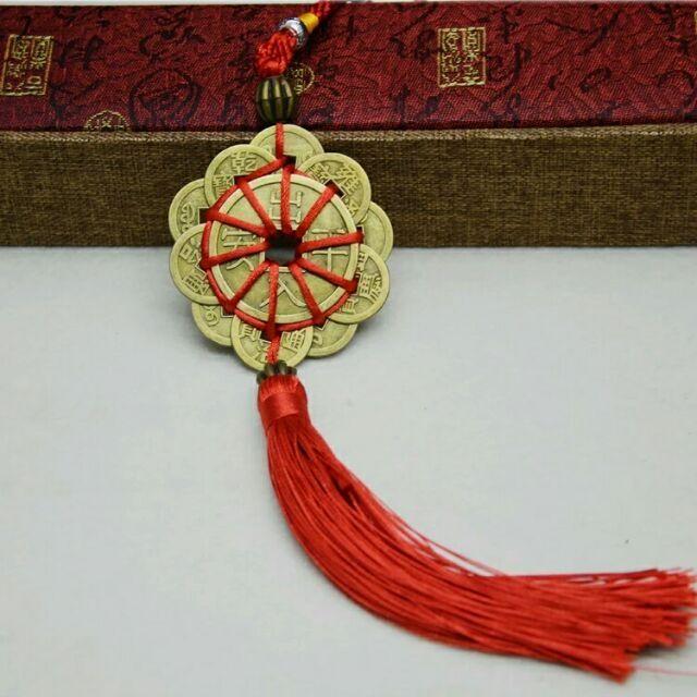 Dây xu hoa mai, Hoa mai thập toàn bằng đồng dây xu may mắn bình an