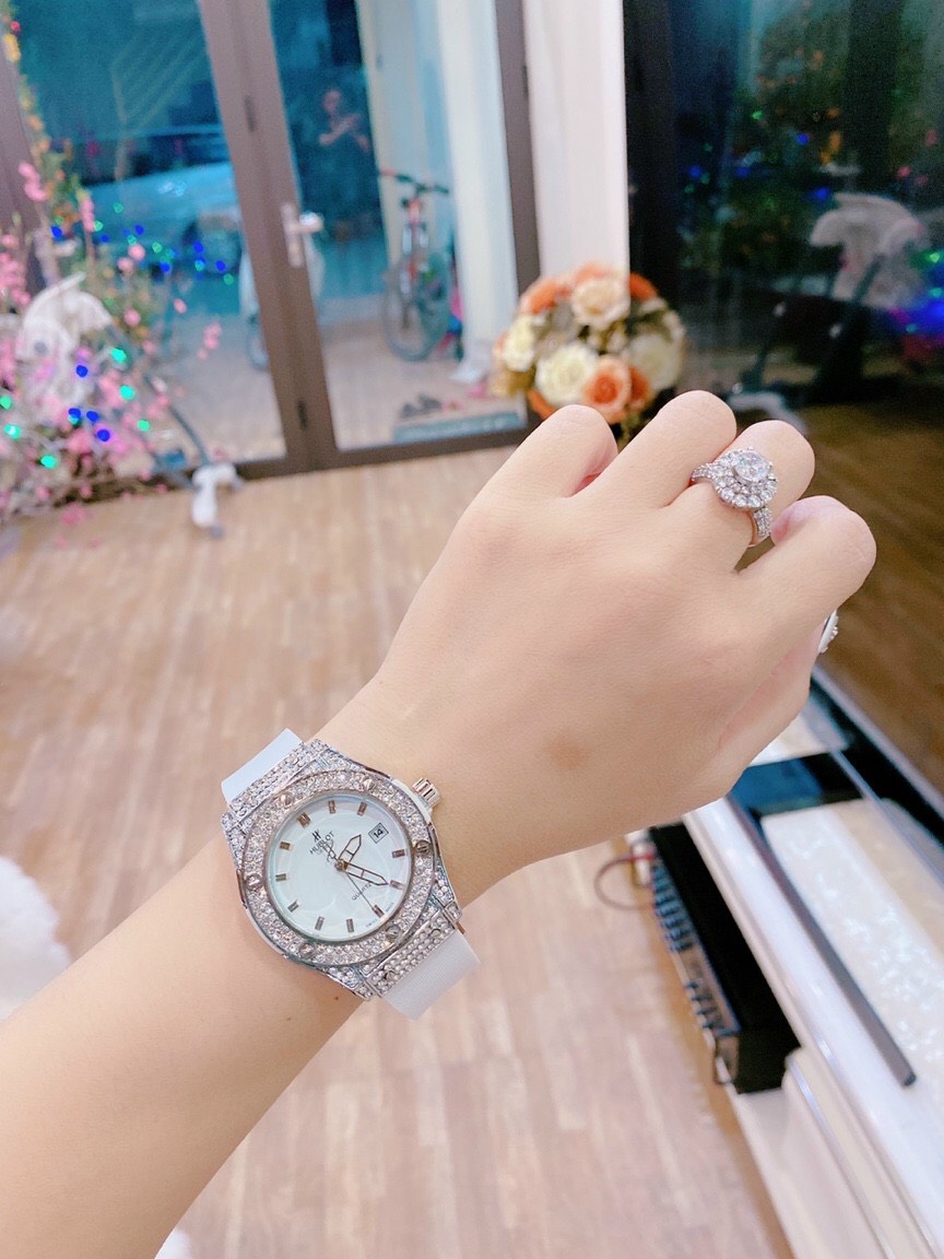 ĐỒNG HỒ NỮ THƯƠNG HIỆU HUBLOT DÂY CAO SU HƯƠNG HL1278