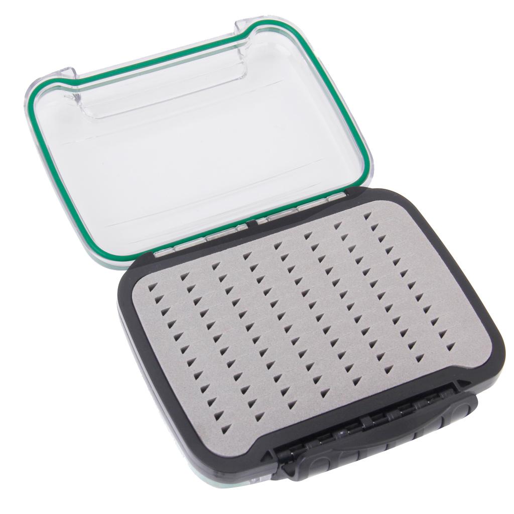 2-Side Waterproof Fishing Fly Box Tackle Lure Baits Storage Case Box
