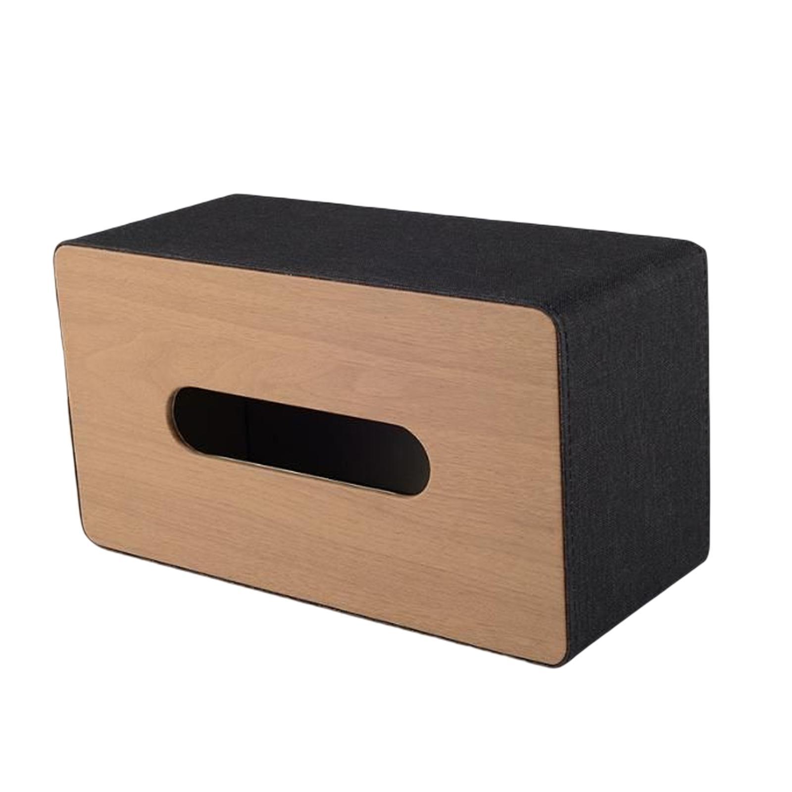 PU Leather Tissue Box Cover Hotel Home Paper Towel Bag Decorative Container