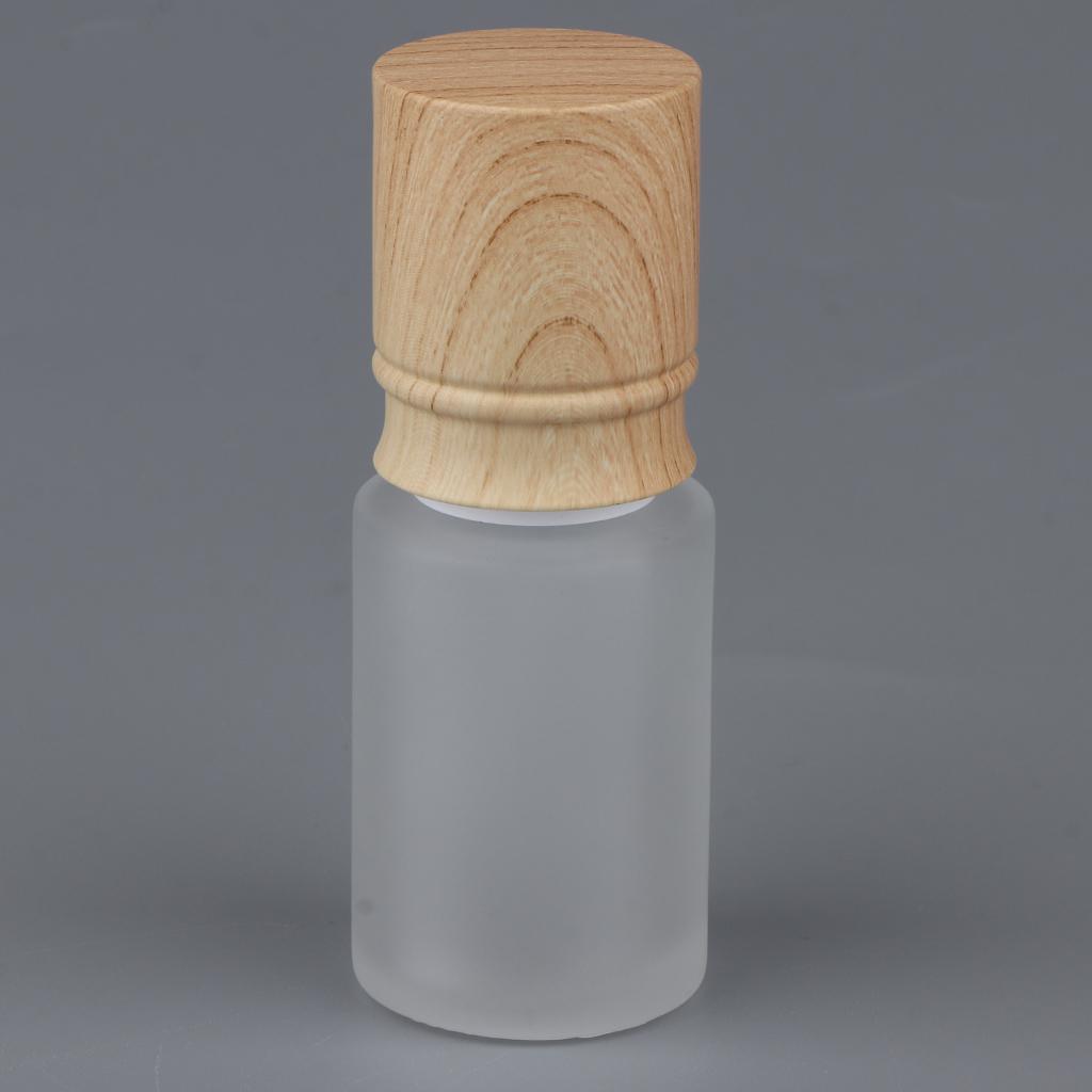 Empty Frosted Glass Spray Bottle Cosmetic Makeup Refillable Travel Perfume Toner Container