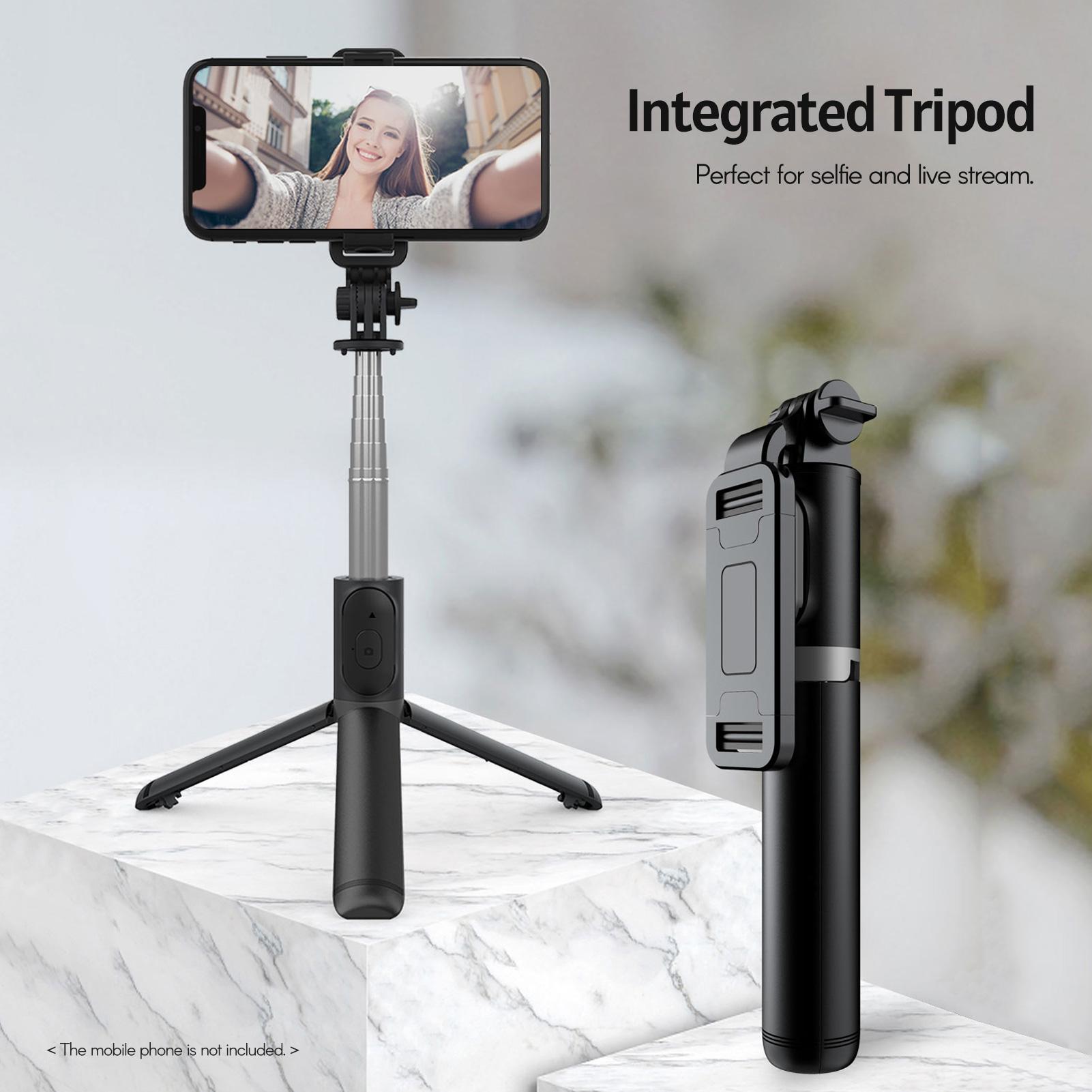 Chân đế có thể mở rộng di động không dây BT đa chức năng với điều khiển từ xa để quay video Vlog