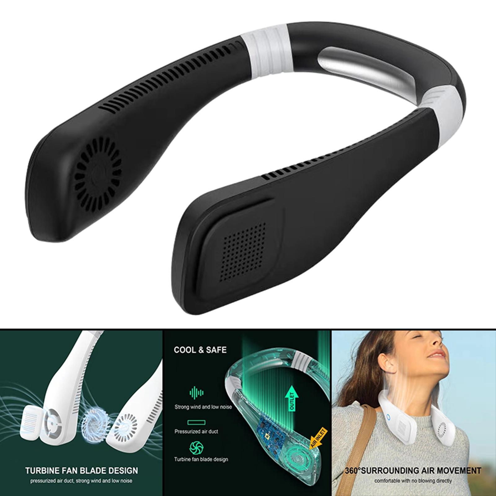 Portable Neck Fan Bladeless, Wearable Personal Cooling Fan