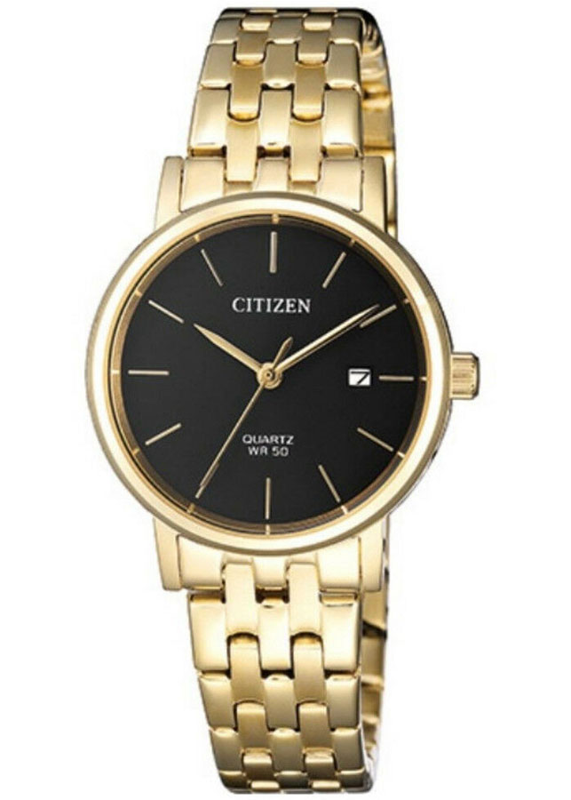 Đồng Hồ Nữ Citizen Dây Thép Không Gỉ EU6092-59E - Mặt Đen