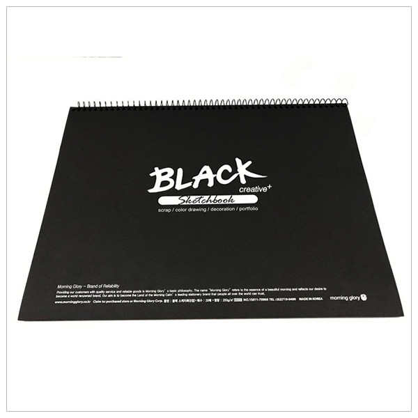 Black Paper Sketchbook (8J) - Morning Glory 70966