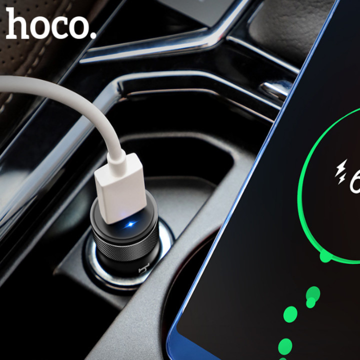 Tẩu sạc nhanh đa năng nhãn hiệu Hoco Z32 Quick Charge 3.0 - Hàng nhập khẩu