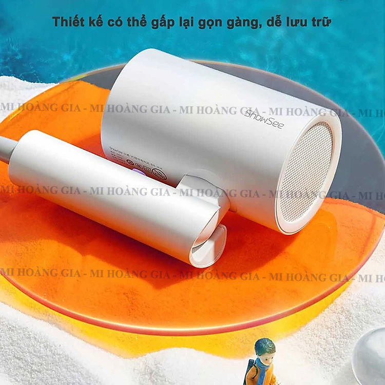 Máy sấy tóc Showsee A4-W ion âm chống khô tóc công suất lớn 1800W - Hàng chính hãng