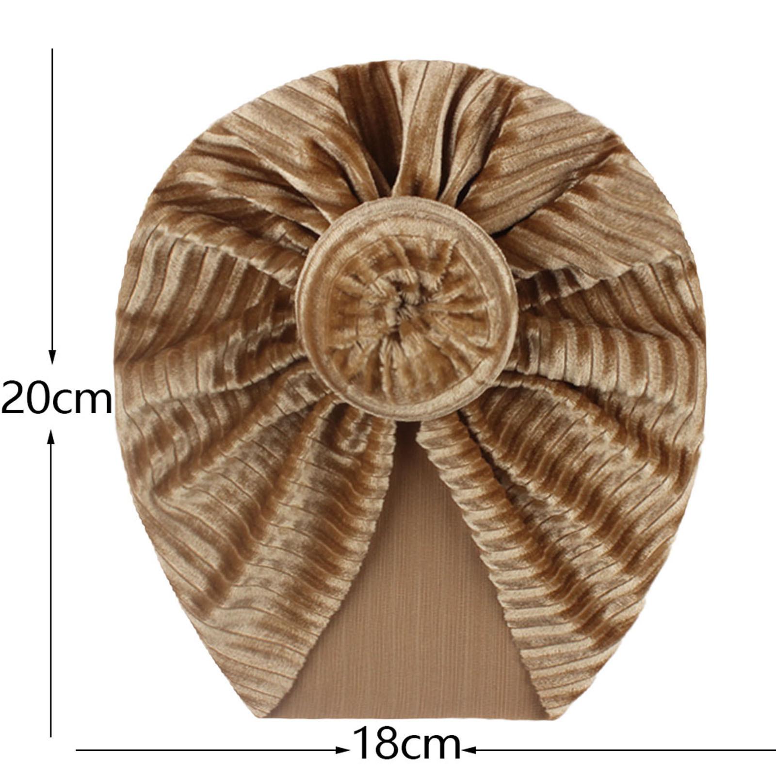 Bộ 5 Tập Đi Trẻ Em Cho Bé Gái Chắc Chắn Turban Thắt Nút Nón Thun Tặng Bé Băng Đô Cài Tóc Turban Gọng Mũ Vàng Nhung Băng Đô Cài Tóc Turban Gọng Mũ Dành Cho bé Bé Bò