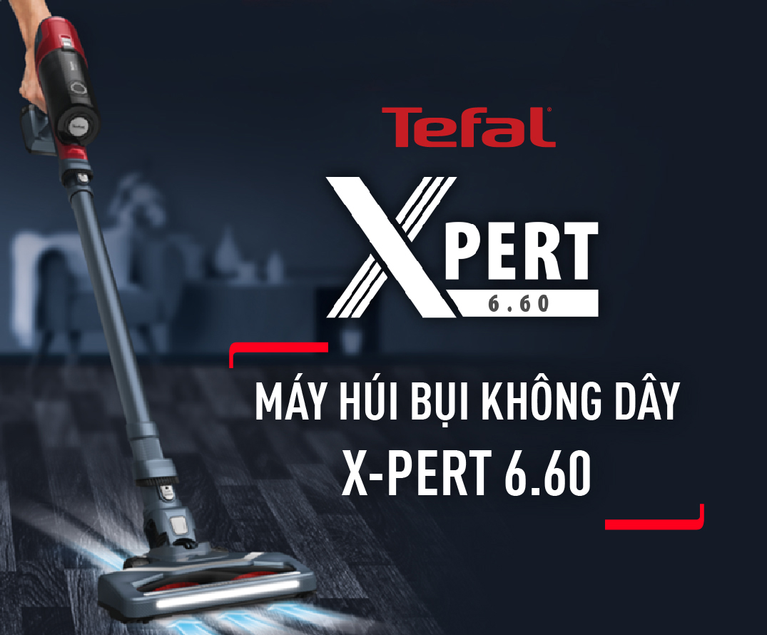 Máy hút bụi cầm tay không dây Tefal TY6878WO - Hàng chính hãng