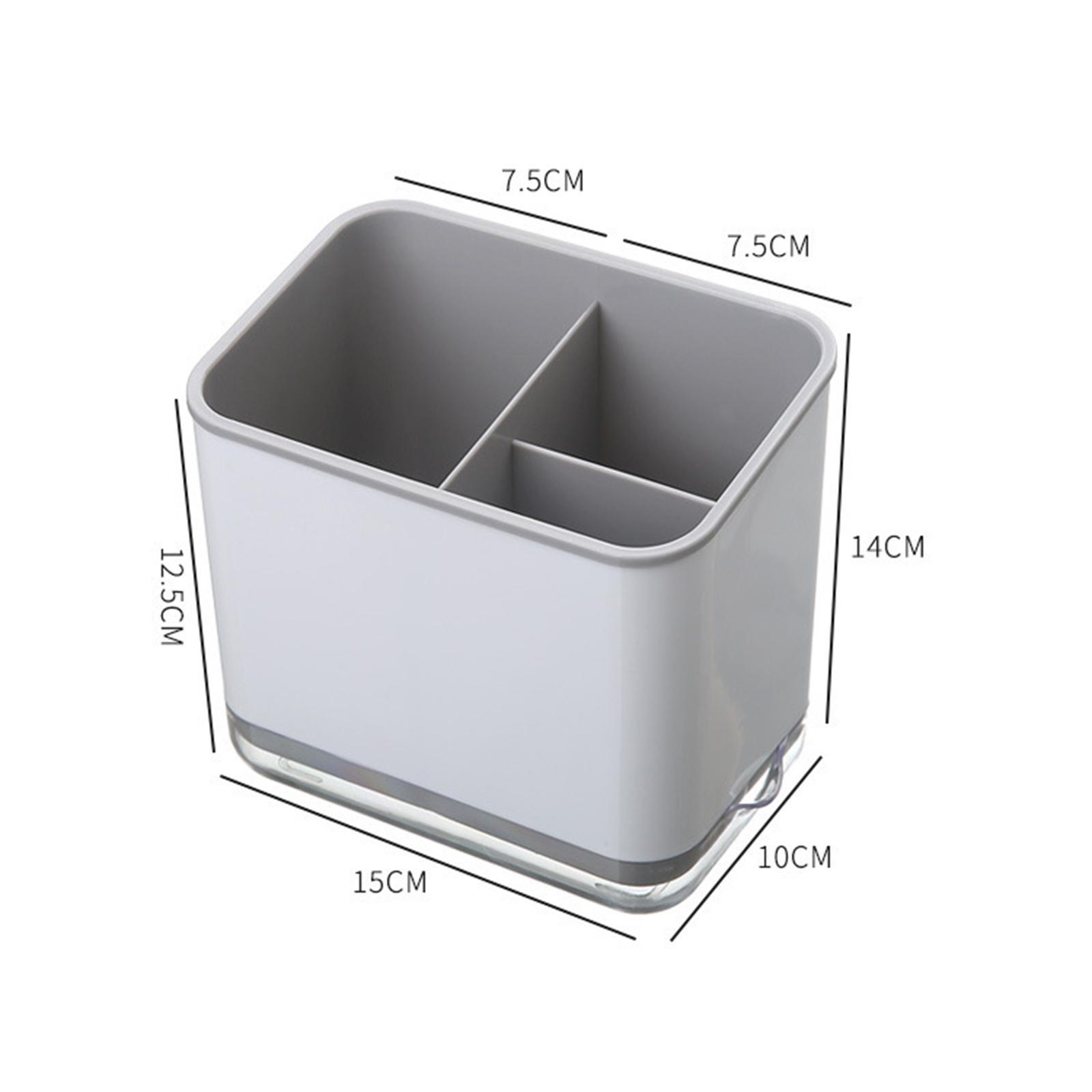 2pieces Cutlery Drainer Chopsticks Storage Tube Free Standing for Countertop