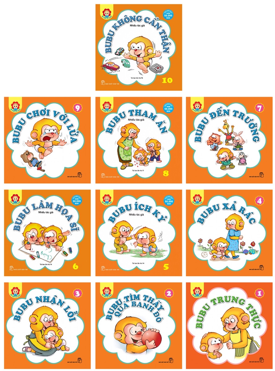 Bộ Sách Bubu - Bé Học Lễ Giáo (Trọn Bộ Tập 1 - 60)